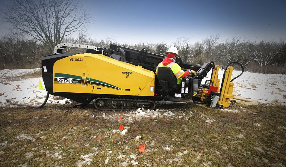 Vermeer D23x30 directional drill on site